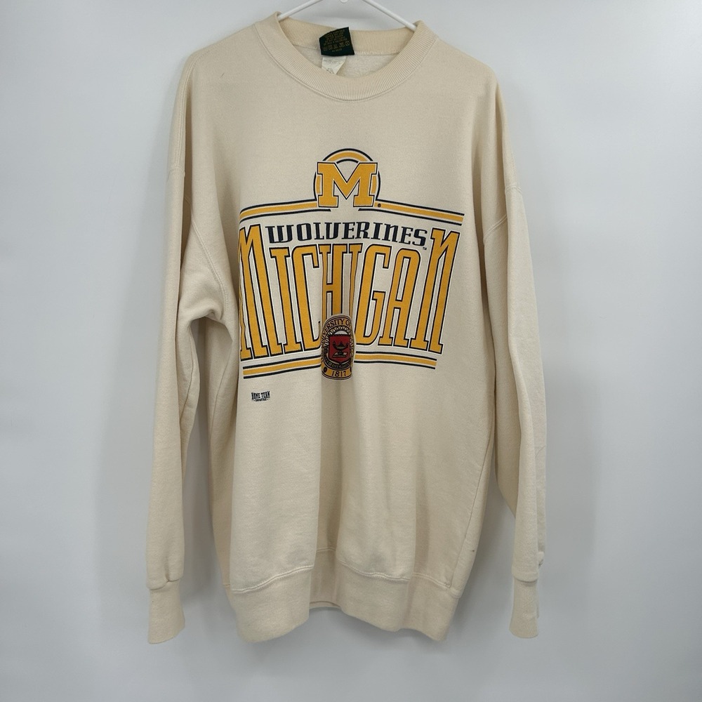 Home Team Advantage Vintage University of Michigan Crewneck XL Retro Collegiate